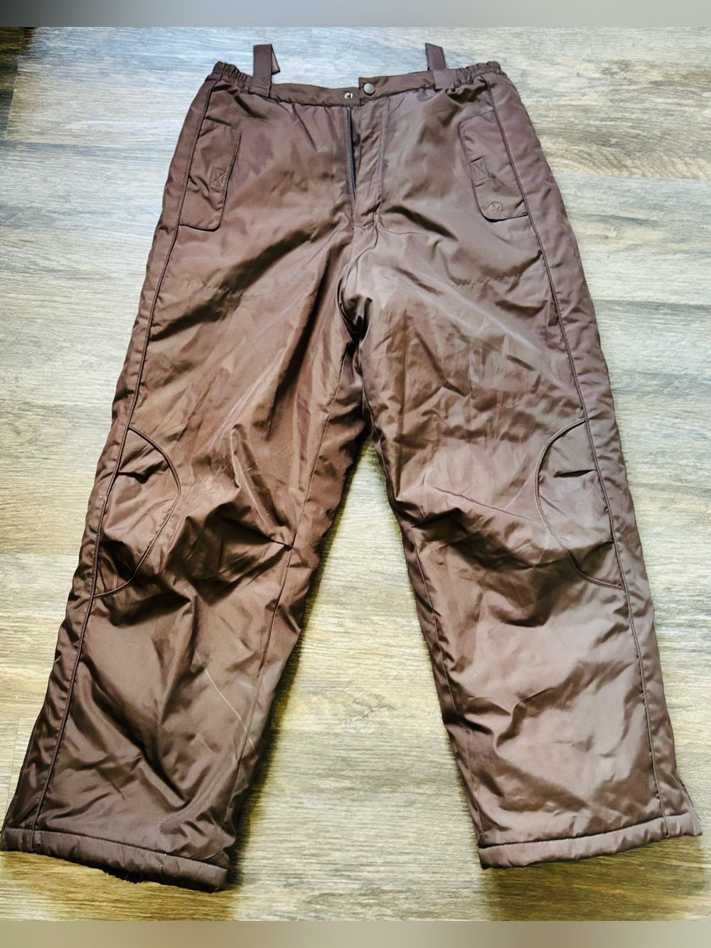 Men's Insulated Brown Winter Pants